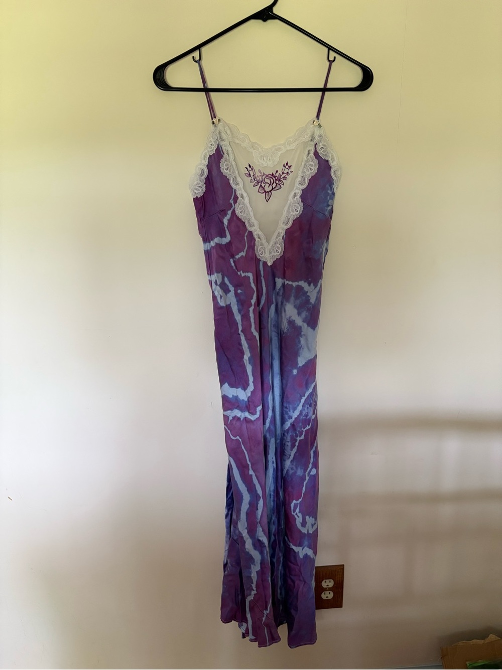 Katya moondyes purple slip dress